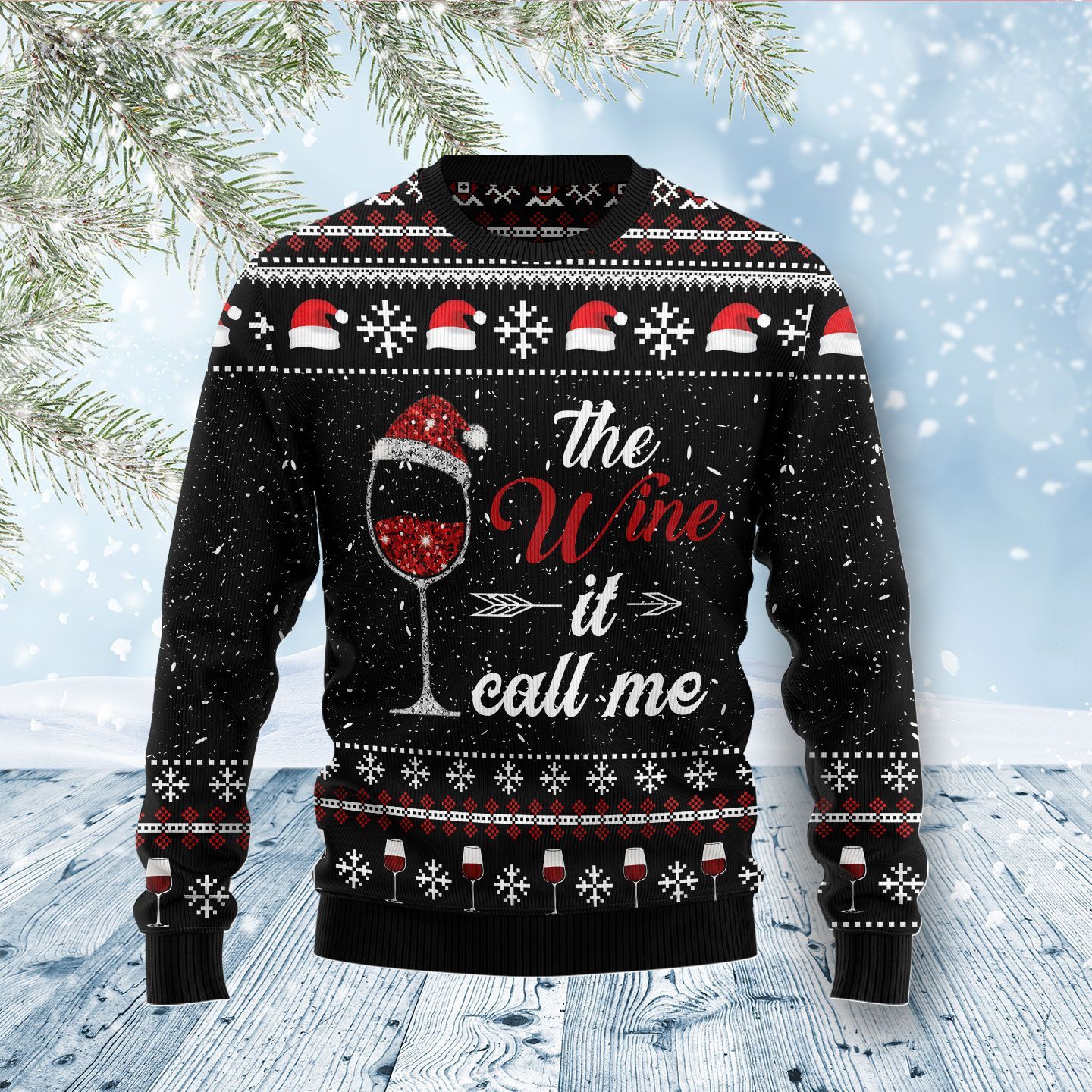 The Wine It Call Me Ugly Christmas Sweater – Best Christmas Gifts 2023