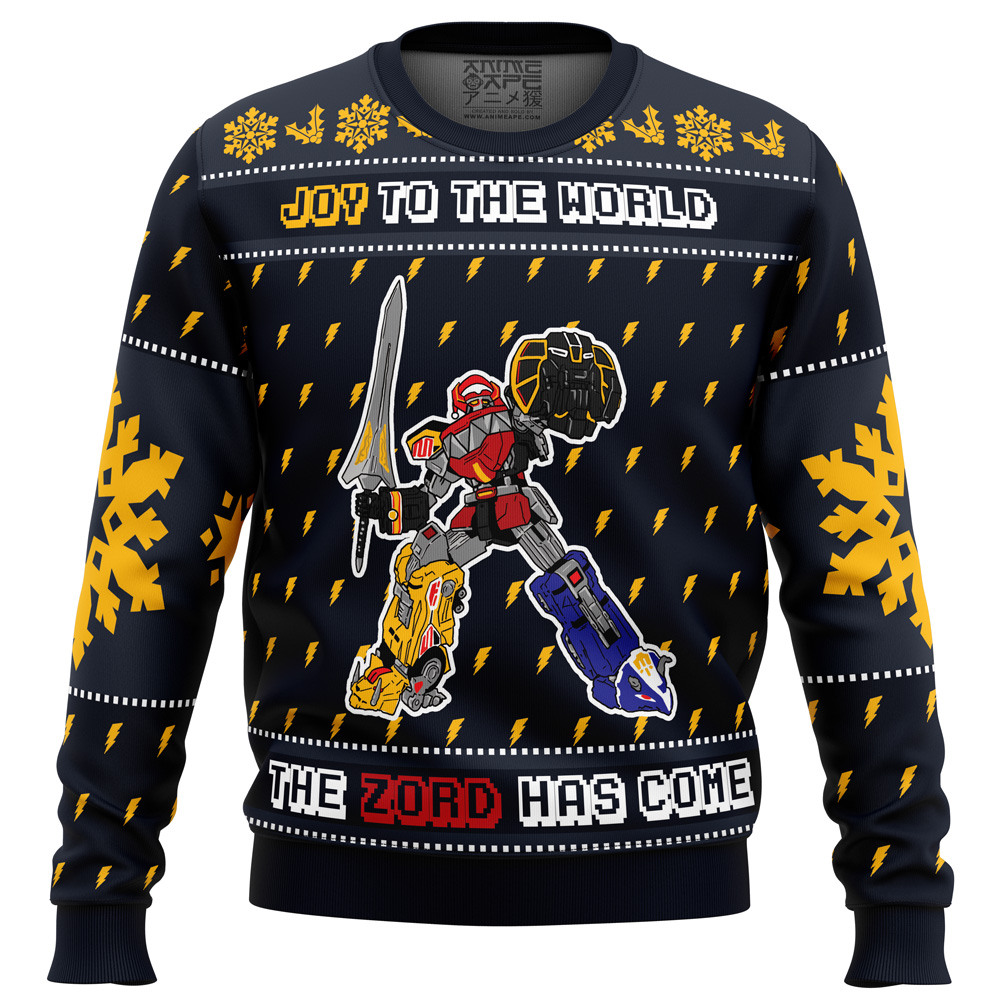 The Zord Has Come Power Rangers Ugly Christmas Sweater- Best Christmas Gifts 2023