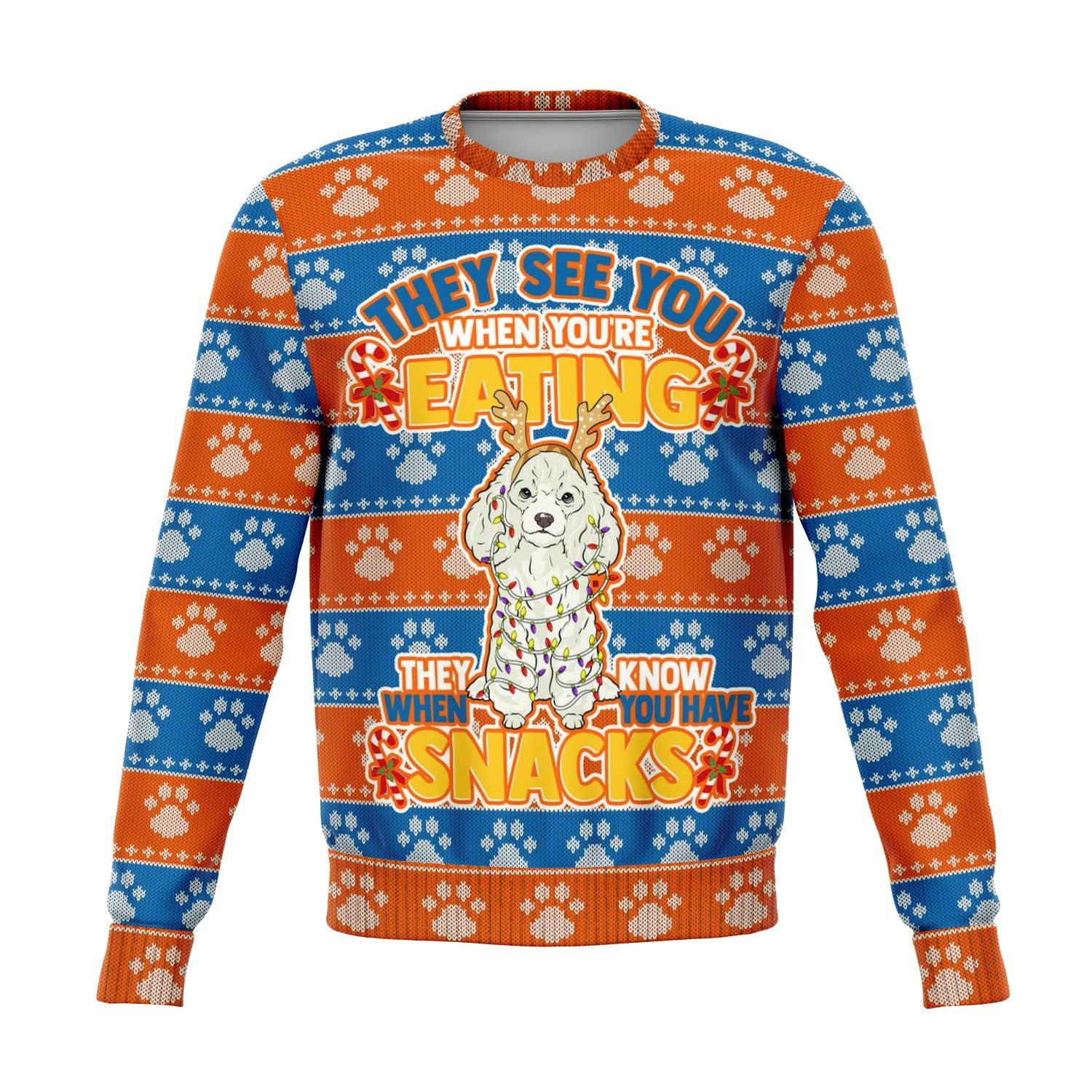 They See You When Your Eating Athletic Ugly Christmas Sweater – Best Christmas Gifts 2023