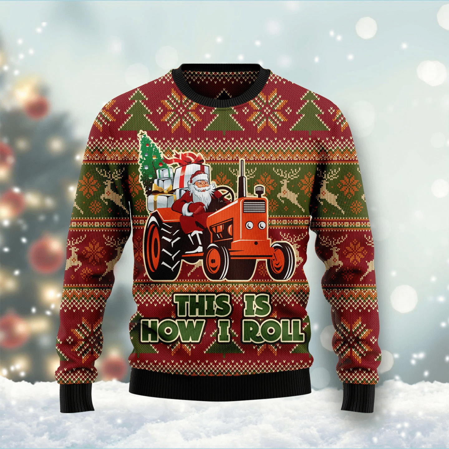 This Is How I Roll Christmas Ugly Christmas Sweater- Best Christmas Gifts 2023