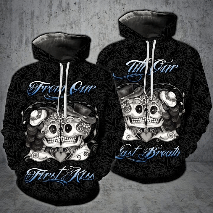 Till Our Last Breath Couple 3D Hoodie