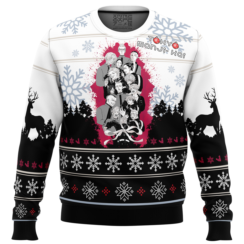 Toman Tokyo Revengers Ugly Christmas Sweater- Best Christmas Gifts 2023