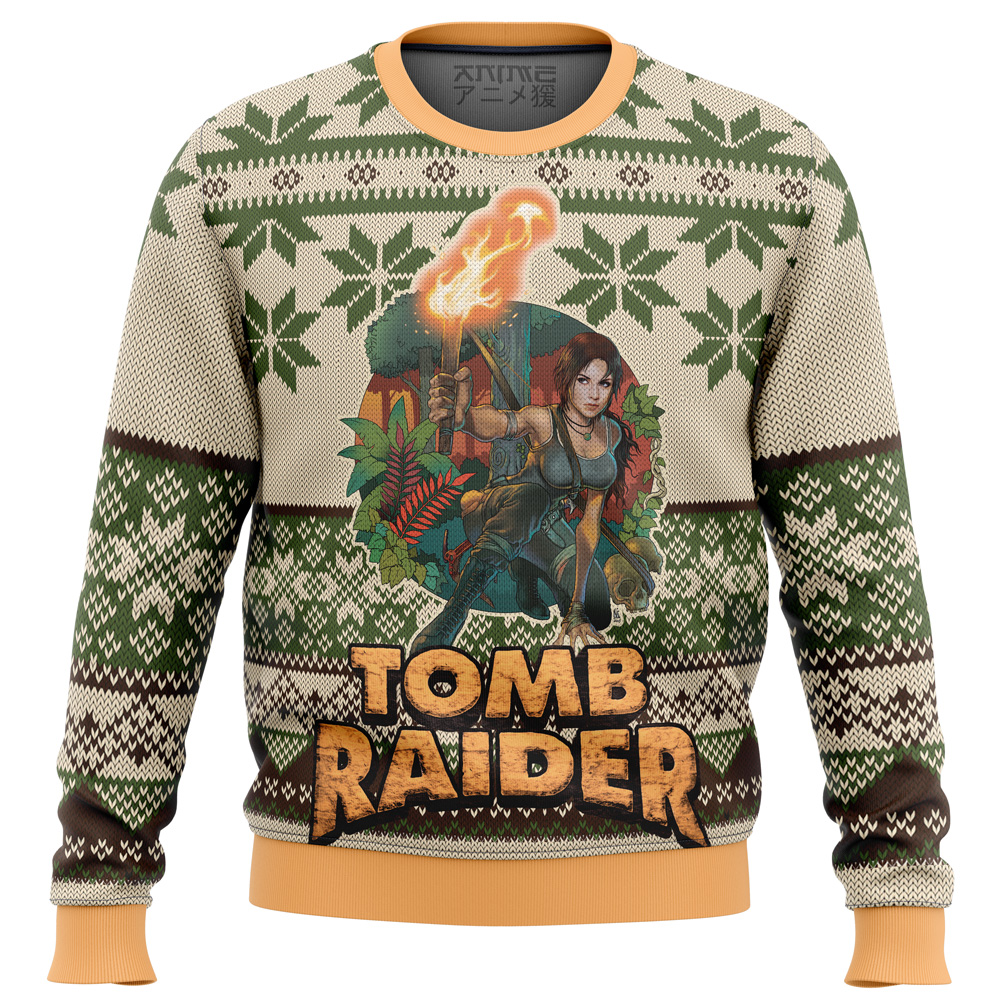 Tomb Raider Alt Ugly Christmas Sweater- Best Christmas Gifts 2023