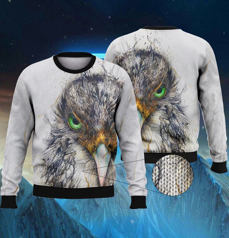 Trending White Eagle Ugly Christmas Sweater- Best Christmas Gifts 2023