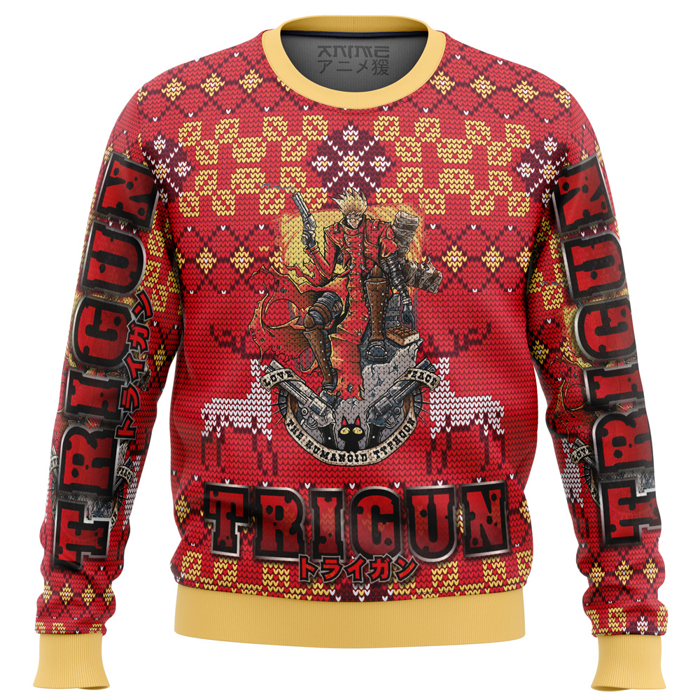 Trigun Alt Ugly Christmas Sweater- Best Christmas Gifts 2023