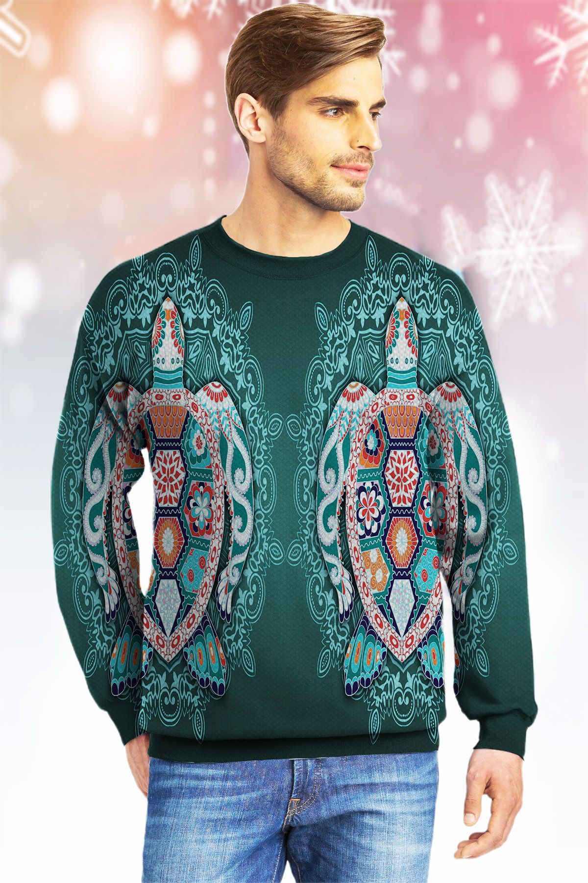 Turtle  Ugly Christmas Sweater- Best Christmas Gifts 2023