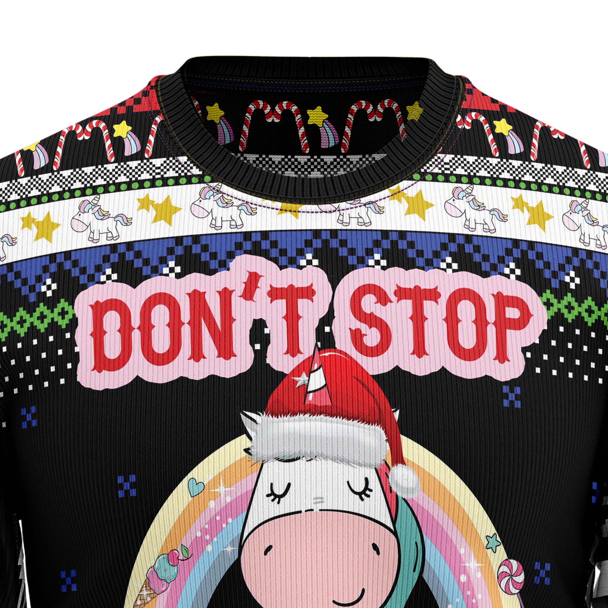 Unicorn Believing Christmas T239 Ugly Christmas Sweater- Best Christmas Gifts 2023