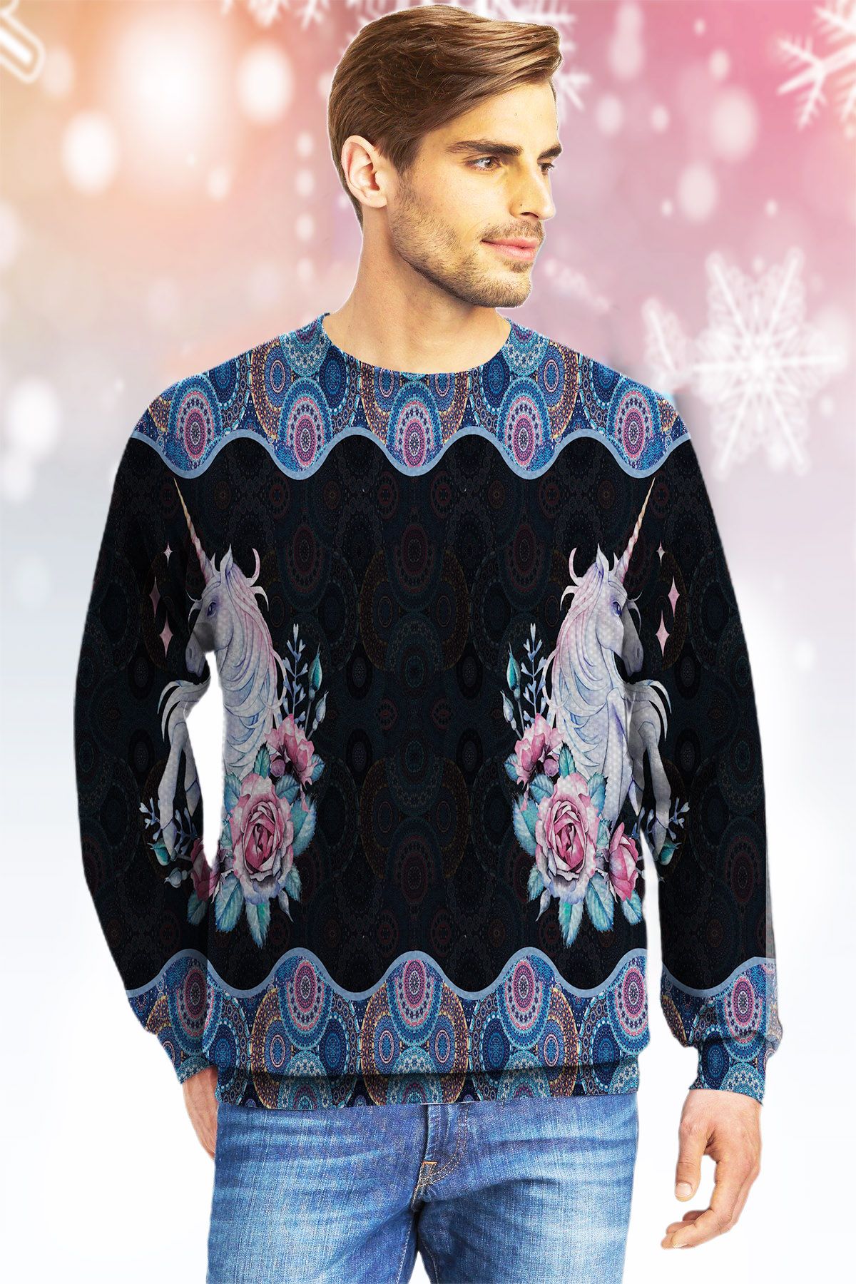 Unicorn Brilliant LTTLJ Ugly Christmas Sweater- Best Christmas Gifts 2023