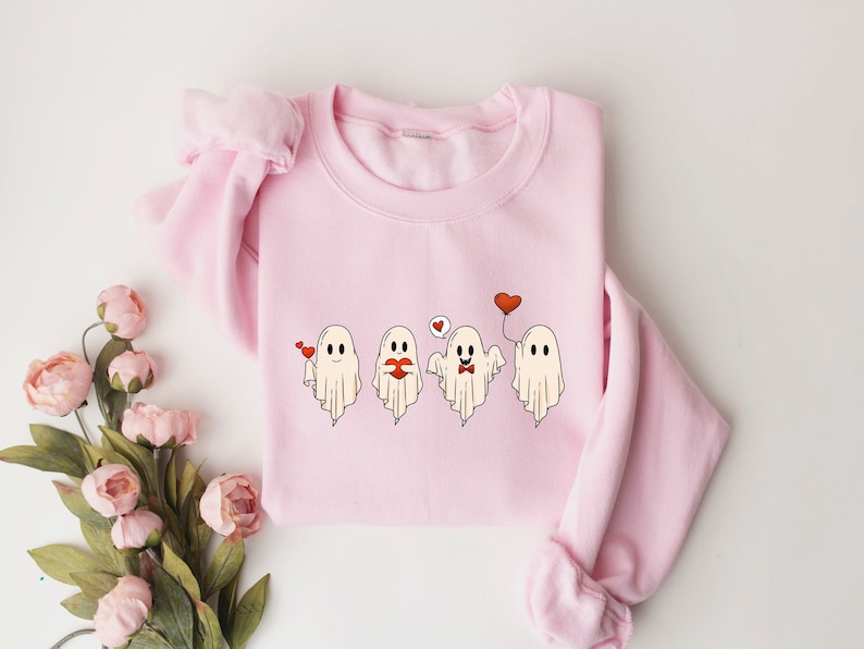 Valentines Ghost Sweatshirt