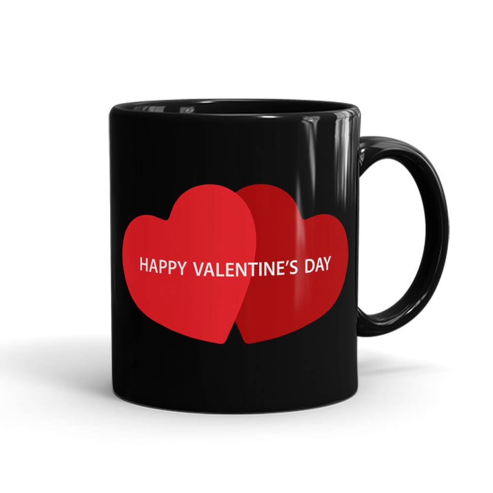 Valentine’s Day Couple Hearts Mug