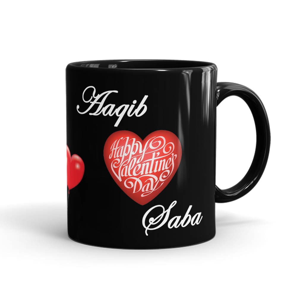 Valentine’s Day Couple Names Mug