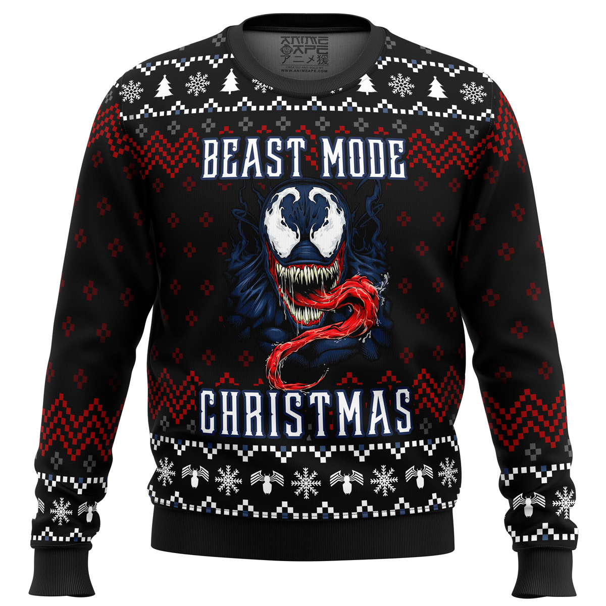 Venom Beast Mode Christmas Ugly Christmas Sweater- Best Christmas Gifts 2023