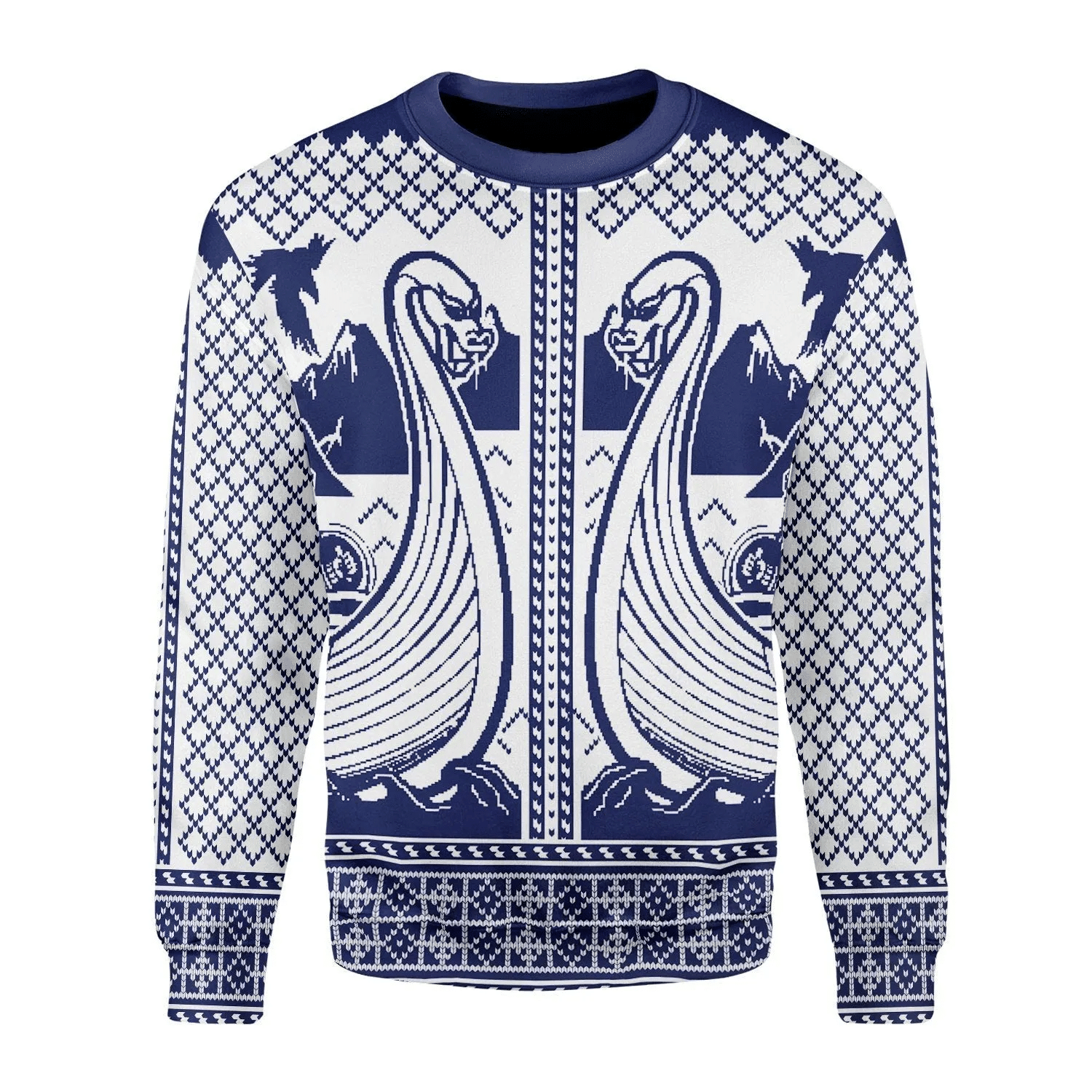 Viking Boat Ugly Christmas Sweater – Best Christmas Gifts 2023