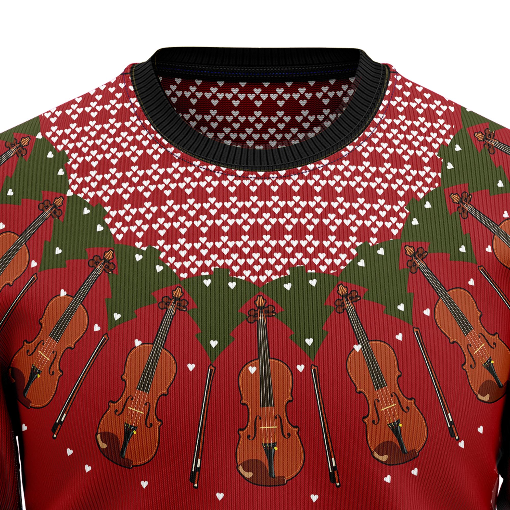 Violin Lover HZ92803 Ugly Christmas Sweater- Best Christmas Gifts 2023