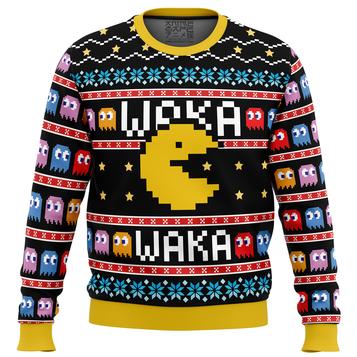 Waka Waka Pac Man Ugly Christmas Sweater- Best Christmas Gifts 2023