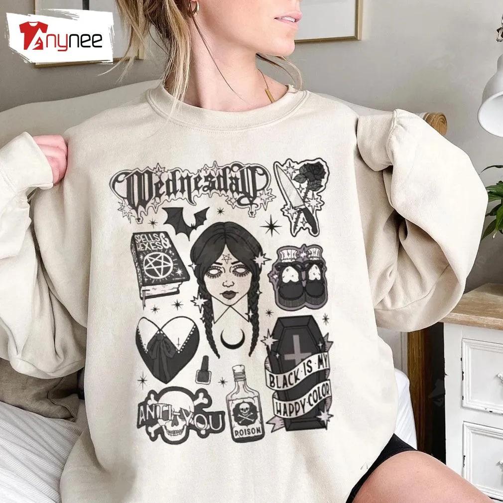 Wednesday Addams Sweatshirt Addams Family