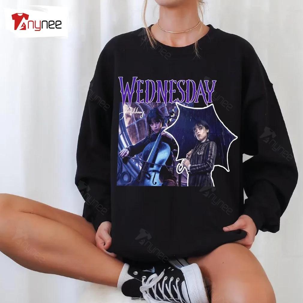 Wednesday Addams Sweatshirt Jenna Ortega Wednesday Series