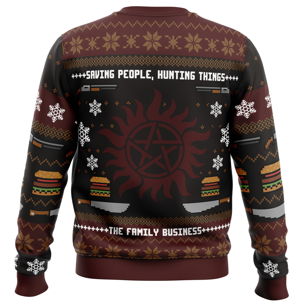 Winchester Christmas Supernatural Ugly Christmas Sweater- Best Christmas Gifts 2023