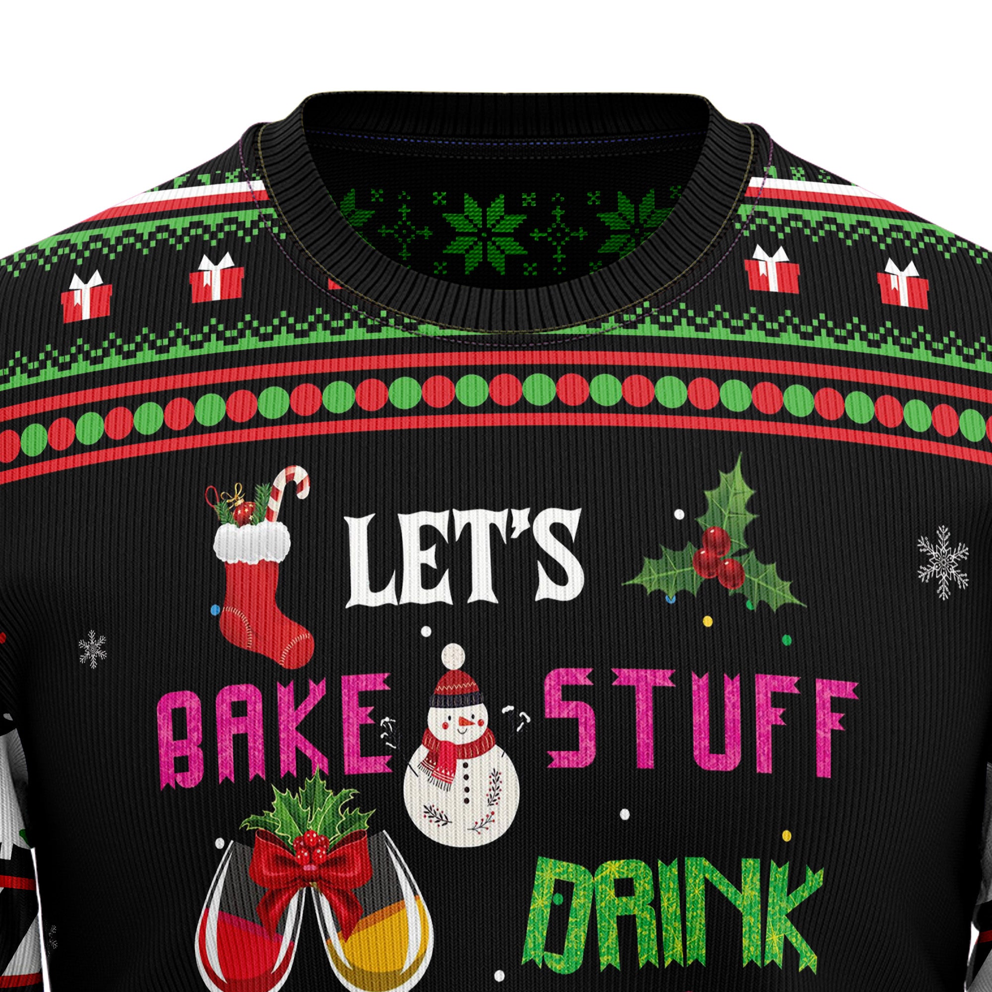 Wine Christmas Movie T2610 Ugly Christmas Sweater- Best Christmas Gifts 2023