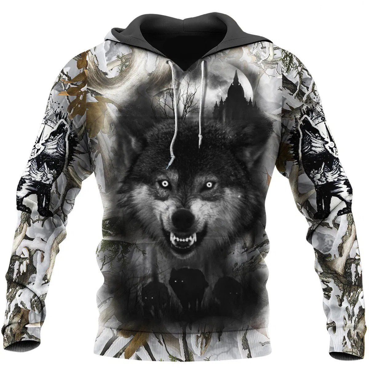 Wolf 3D Hoodie