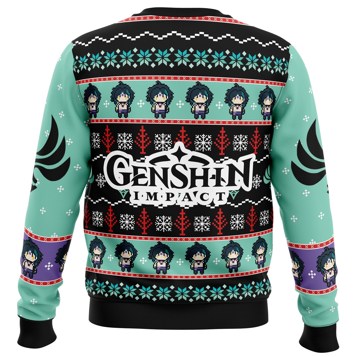 Xiao Genshin Impact Ugly Christmas Sweater- Best Christmas Gifts 2023