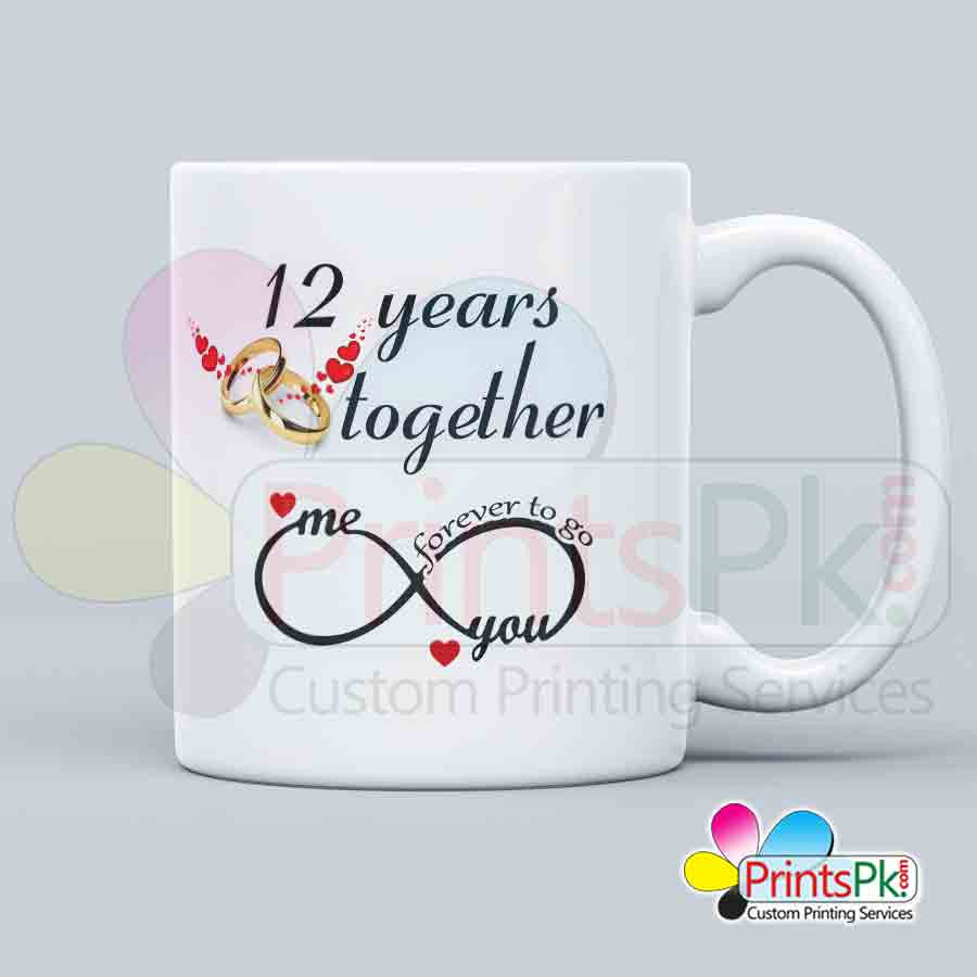 Years Together Me and You Infinity mug Unique gift for your Love