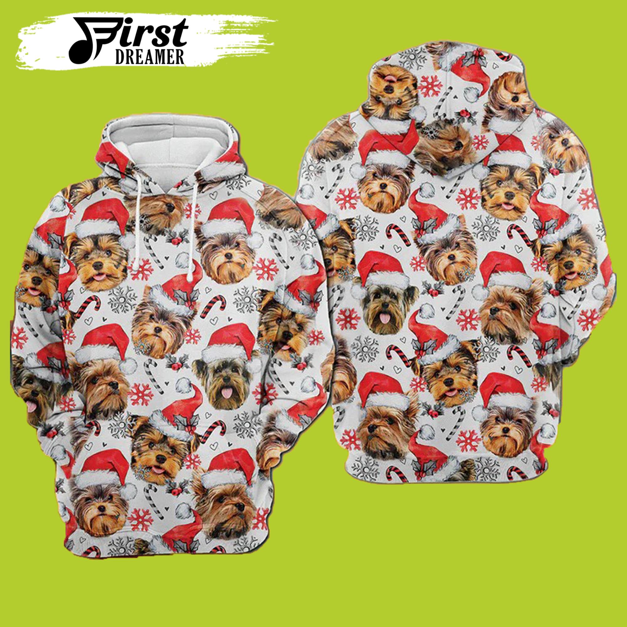 Yorkshire Terrier Dog Christmas