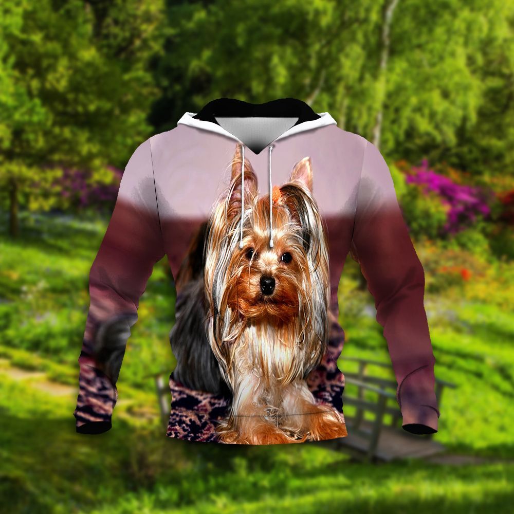 Yorkshire Terrier Thcn Ntlw Custom Image Unisex 3D Hoodie