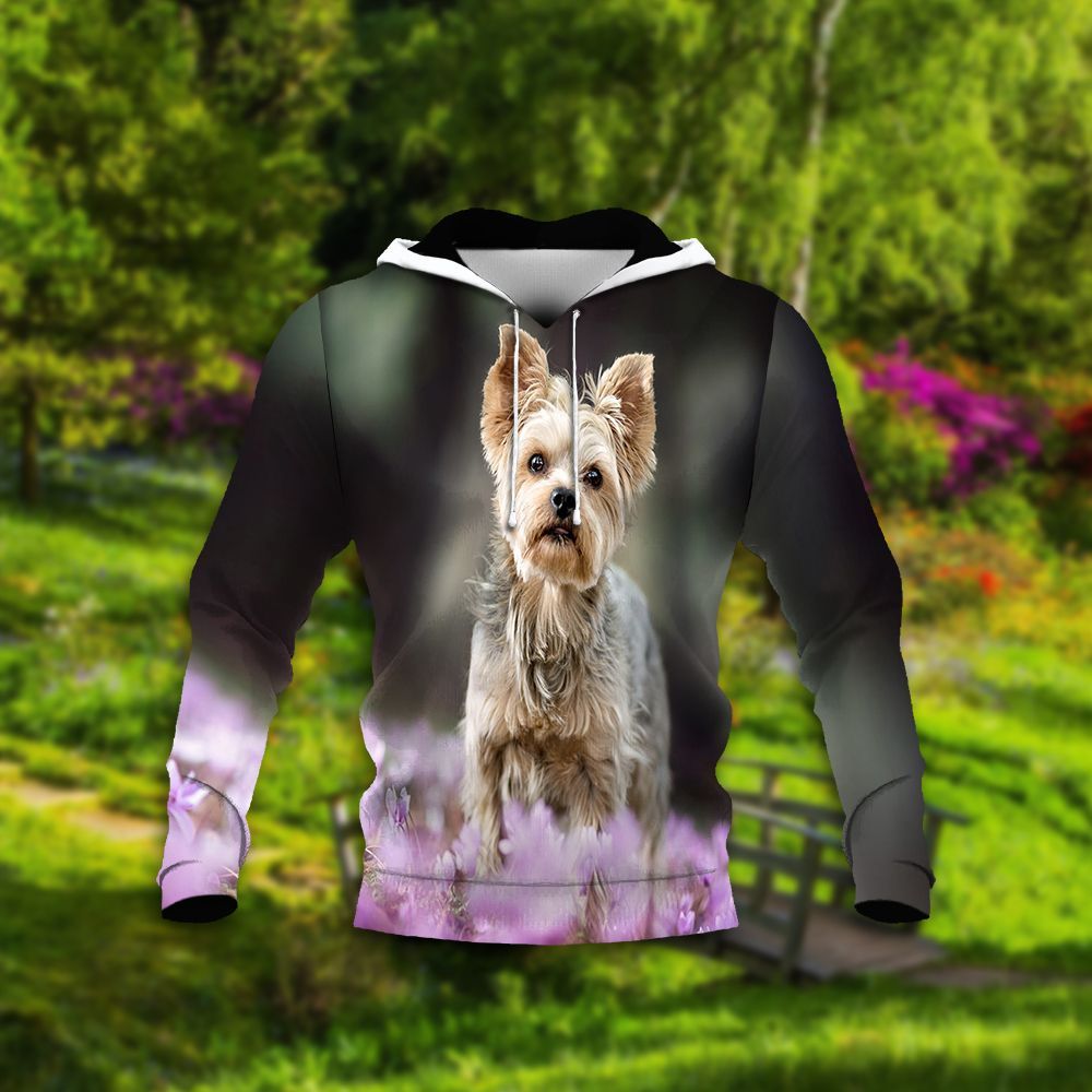 Yorkshire Terrier Thcn Ntlw Custom Image Unisex 3D Hoodie