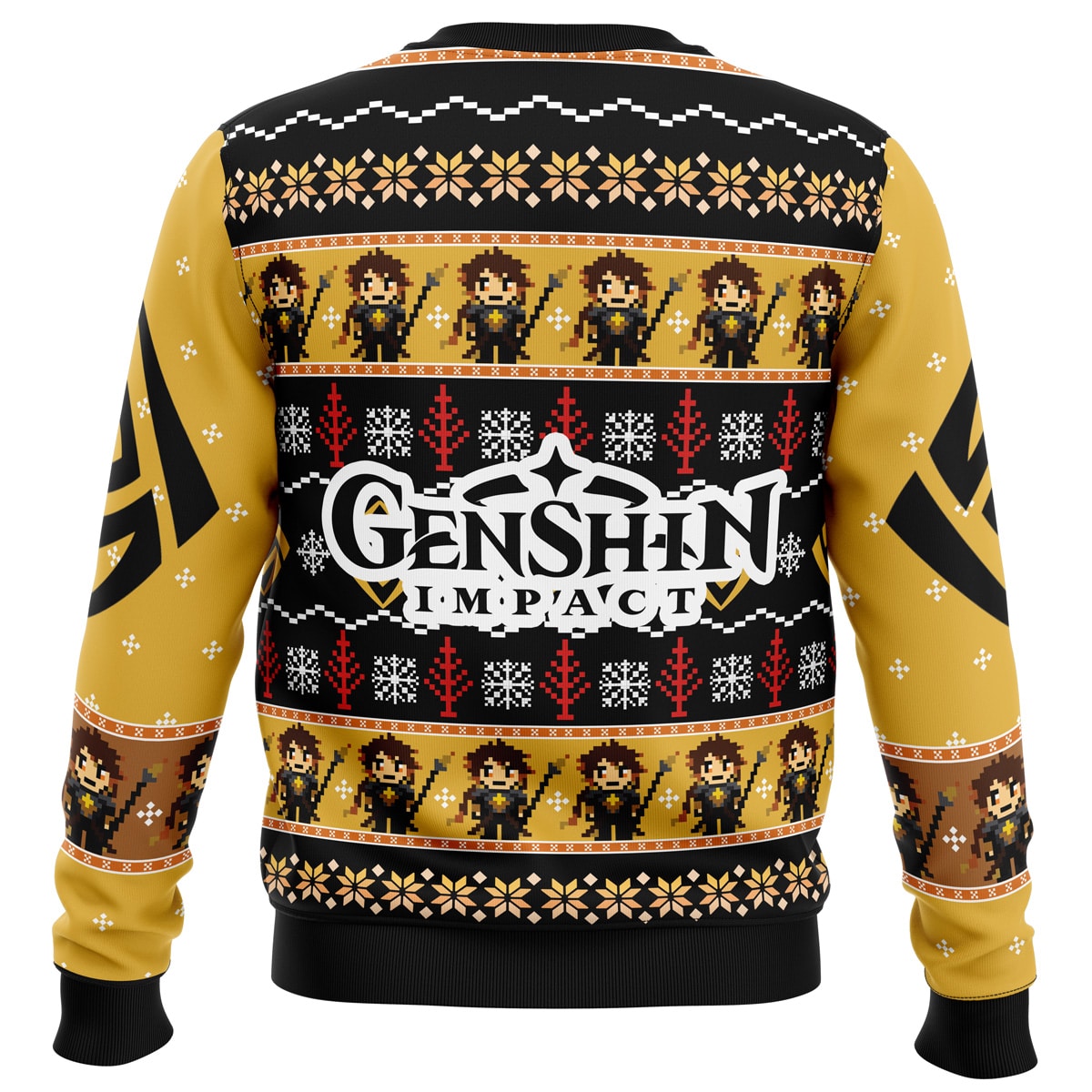 Zhongli Genshin Impact Ugly Christmas Sweater- Best Christmas Gifts 2023